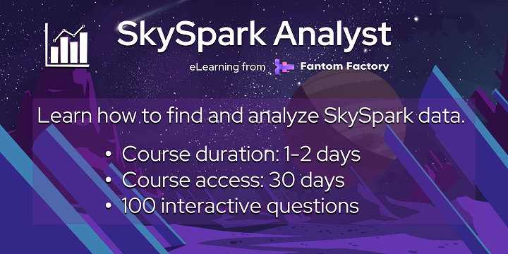 SkySpark Analyst eLearning banner