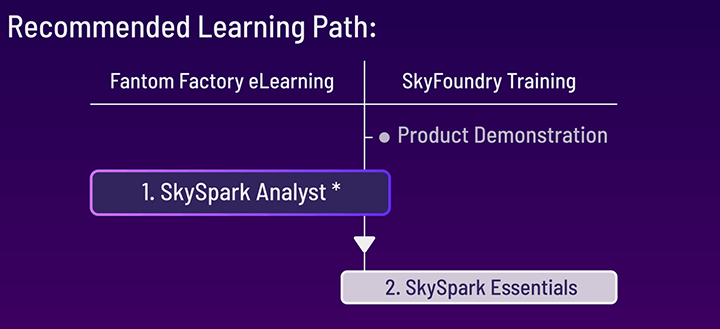 SkySpark Analyst learning path