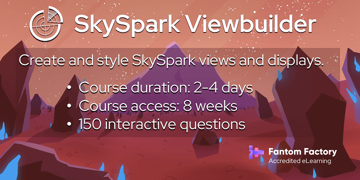 SkySpark Viewbuilder eLearning banner