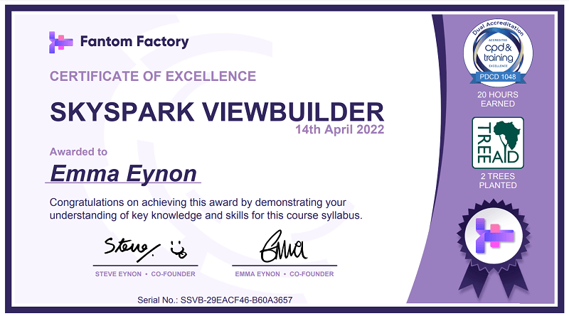 certificate of excellence demo